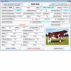 Software ganadero