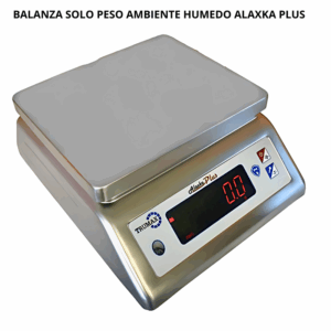 balanza solo peso ambiente humedo Alaxka Plus